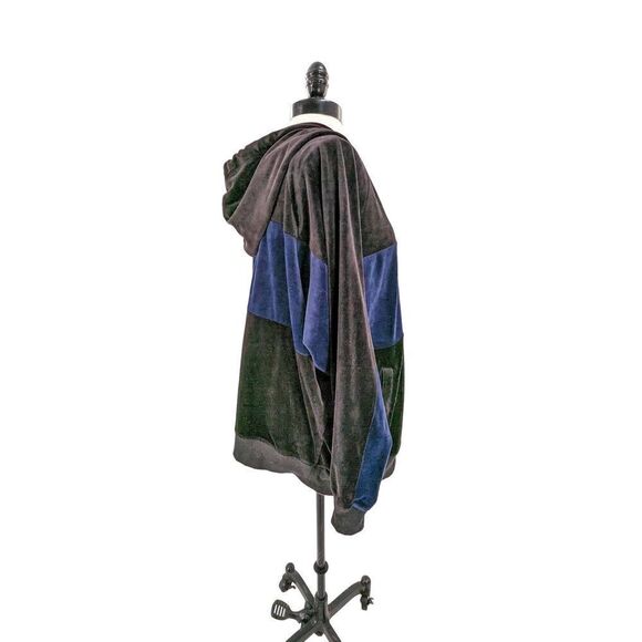 Champion Women Black Colorblock Hooded Long Sleeve Sweatshirt Size XL - Picture 8 of 15